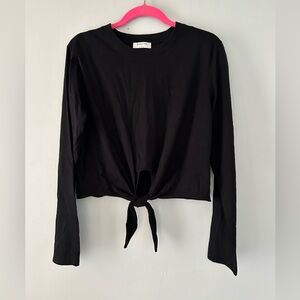 Aritzia Babaton Jeronimo Black Long Sleeve Size S